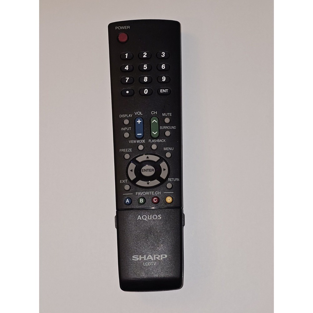 Genuine Sharp Aquos GA549WJSA LCD TV‎ Remote Control Replacement Remote EUC